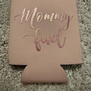 Pink 'Mommy Fuel' Can Cooler Coozie